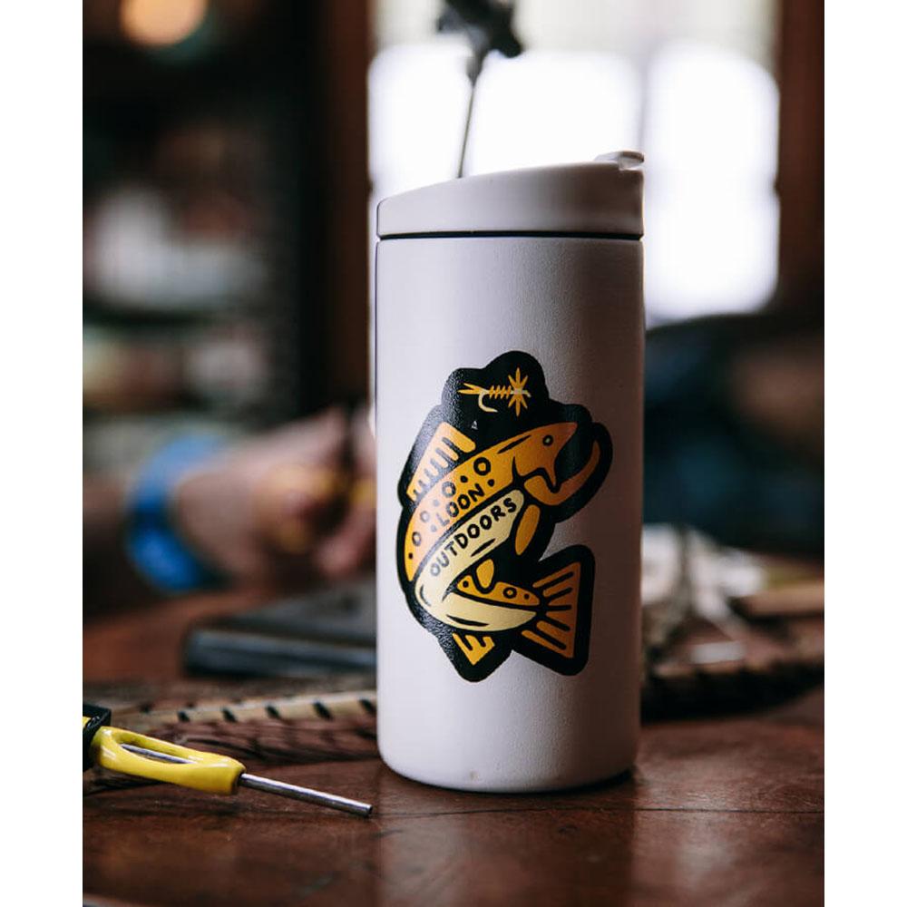 Loon Outdoors X David Rollyn Miir Early Risers Travel Tumbler in White